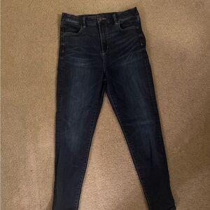 American Eagle Outfitters High Rise Dark Wash Jeans
